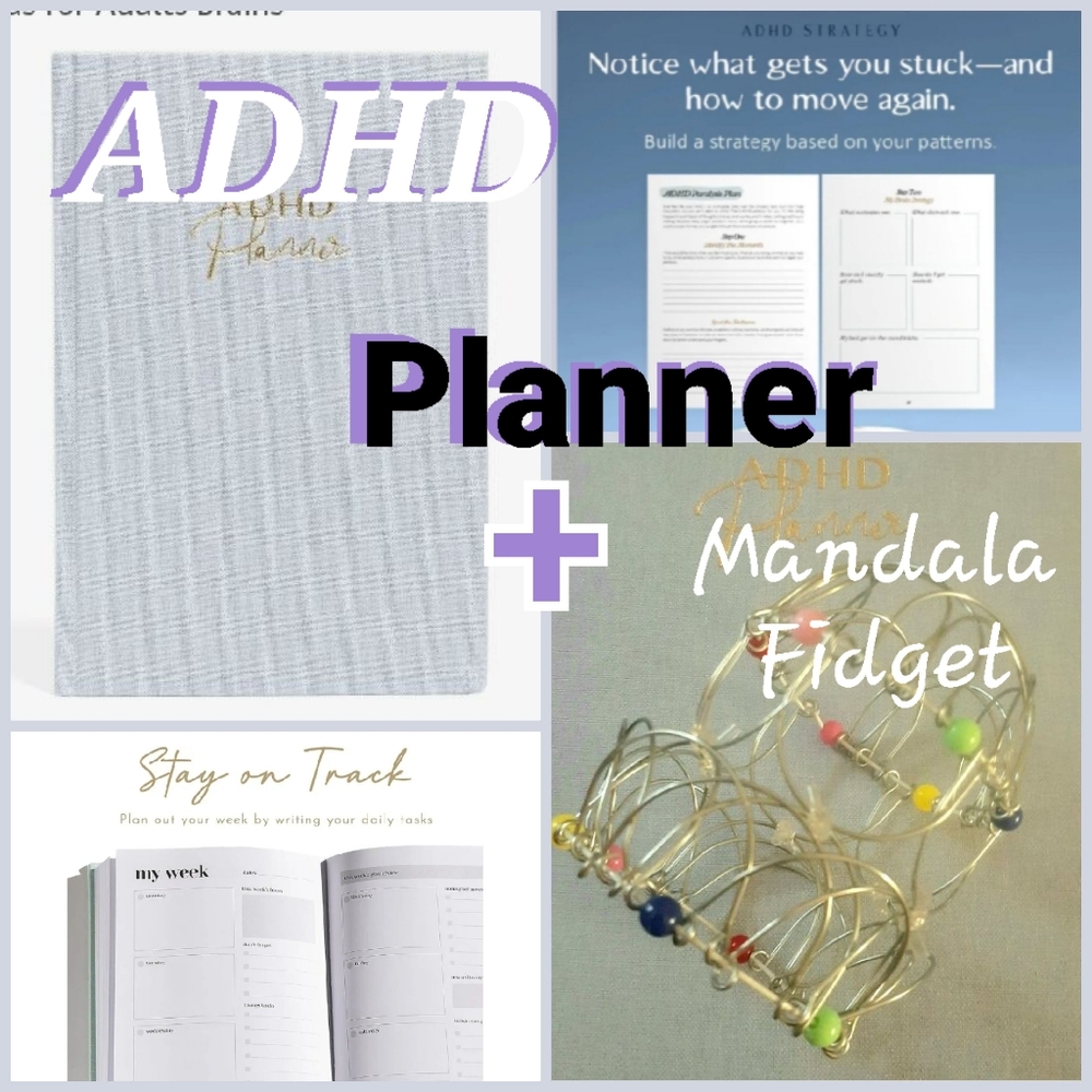 ADHD Planner + Relaxing Fidget